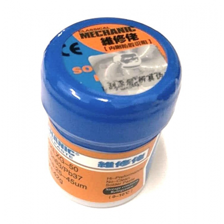 N98 bote de Estaño Liquido para Soldar MECHANIC XG-50, XG50 42g 2