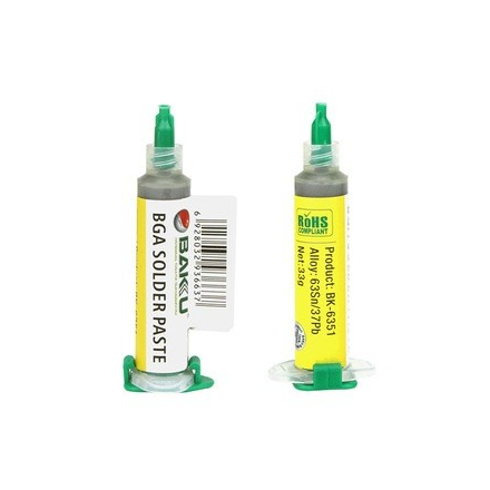 N36 Jeringuilla De Estaño Liquido BAKU Bk-6351, Bk6351 De 33g / BGA SOLDER PAST