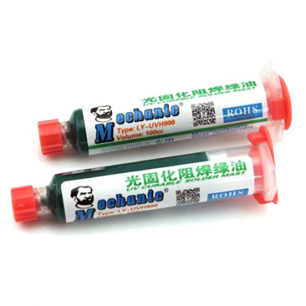 N37 Jeringuilla de Máscara de soldadura curable UV, UV Curable Solder Mask MECHANIC 2