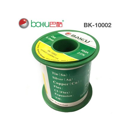 N48 Bobina de Estaño 0.2mm BAKU BK-10002, BK10002 ROLLO GRANDE