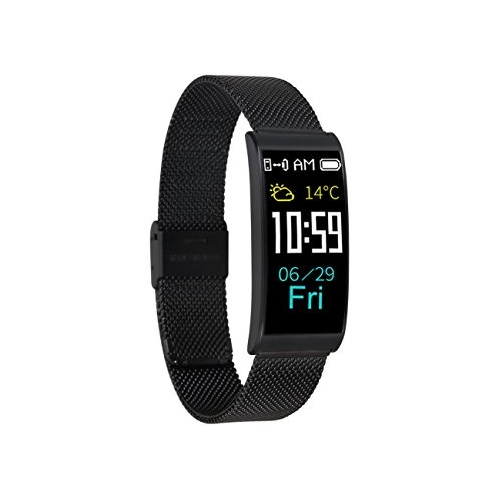 X3 Caja Grande Negra con Letra Roja Health Sportbracelet Smart Pulsera