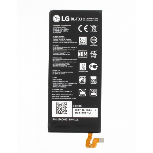 N296 Bateria BL-T33 para LG Q6 M700 de 2900mAh