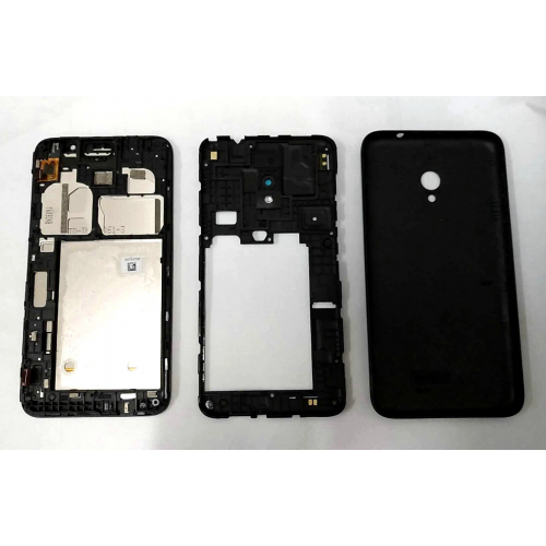 n15 Pantalla Completa de desmontaje con marco y tapa trasera para VODAFONE Smart Turbo 7 VFD-500 VFD500 VF500