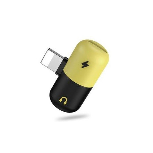 adaptador divisor Lightning 2 en 1 para iPhone 8G / 7G PLUS / IPHONE X con puertos de carga y auriculares