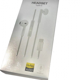 Cargador Cable Typo-C Con Microfono Para Huawei / Xiaomi / HeadSet CM33