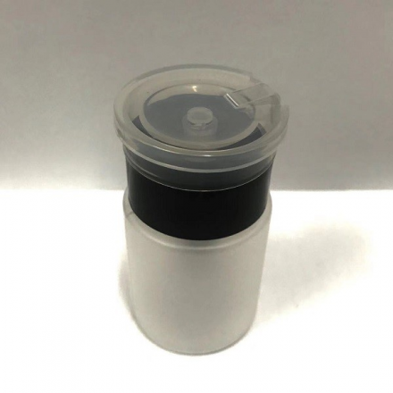 Bote Pequeño Transparente Vacio Con Tapa / A Presion