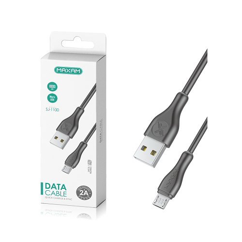 Cable Micro USB de 1 Metro 2A / SJ-1100 / MAXAM