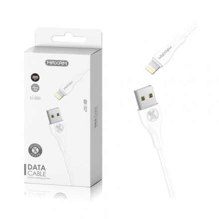 Cable Lightning iPhone De 3 Metros 2A / SJ-3300 / MAXAM
