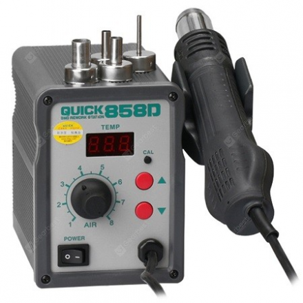 Estación De Soldadura Por Aire Caliente QUICK 85D / Maquina Para Raparar Con Soplador