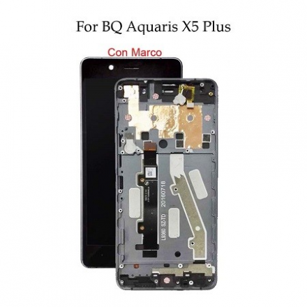 N13 Pantalla Completa Original CON MARCO Para BQ Aquaris X5 Plus
