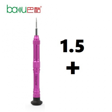 Destornillador Baku 353 De Gran Calidad Punta Cruz 1.5✚ / ROSA