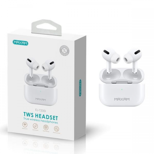 Cascos Auricular Tipo Airpods Pro Con Caja de Carga / EJ-T200i / MAXAM