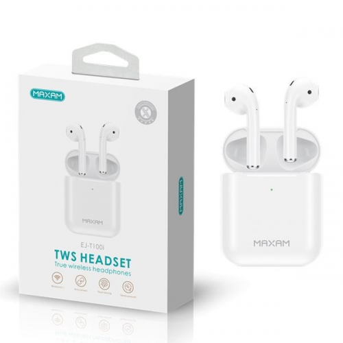 Cascos Auricular Tipo Airpods Con Caja De Carga / EJ-T100i / MAXAM