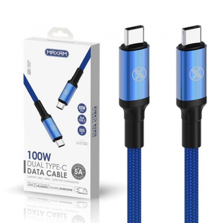 Cable Cargador De Tipo C a Tipo C / SJ-2102C / MAXAM