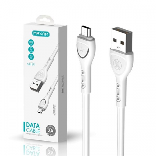 Cable Micro USB De 1 Metro 3A Con Color de Carga LED / SJ-1171 / MAXAM