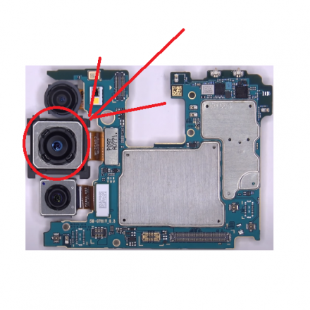N341 Camara Trasera Principal Para Samsung Galaxy S20 FE / G780 2