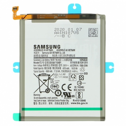 Bateria Nueva Original Con Pegatina Para Samsung Galaxy A71 / A715