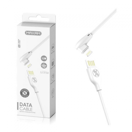 Cable Lightning IPhone De 1.2 Metros 2A / SJ-3102 / MAXAM
