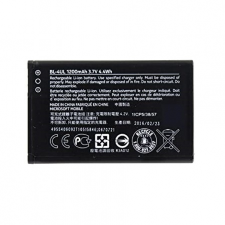 N304.1 Batería BL-4UL Para Nokia Lumia 225 / 330 / RM-1172 / RM-1011 de 1200mAh