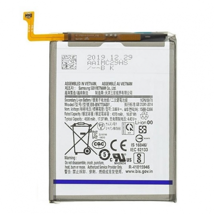 N286.1 Bateria EB-BN770ABY Para Samsung Galaxy Note 10 Lite / N770 de 4500mAh SIN LOGO