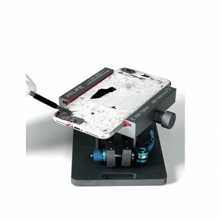 Plataforma Fijador De Movil Universal GIratorio 360º Para Quitar Cristal Trasero IPhone / RL-601S / RELIFE 2