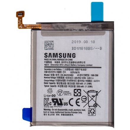 Bateria BA202ABU Nueva Original Con Pegatina Para Samsung Galaxy A20E / A202