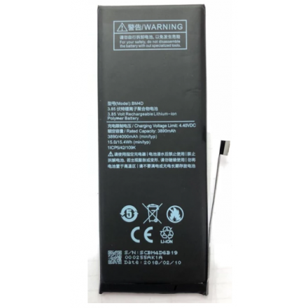 N386 Bateria BM4D de 4000 mAh Para Xiaomi MI8 SIN LOGO