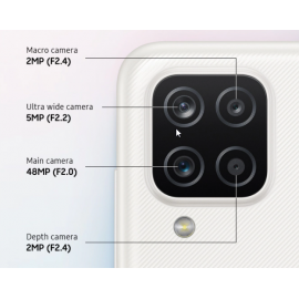 N343 Camara Trasera Para Samsung Galaxy A12 / A125