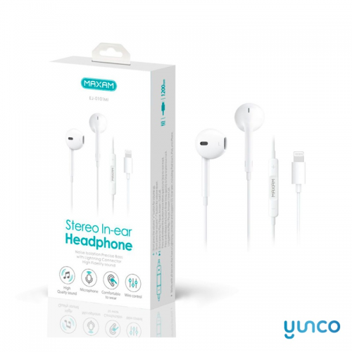 N228 EJ-0101MI Micrófono Blanco 1.2M Microfono Para Auriculares Lightning