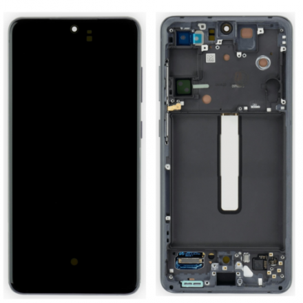 n159 Pantalla Completa LCD Y Táctil Original Con Marco para Samsung Galaxy S21 FE 5G G990B