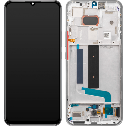 N99 Pantalla Completa Original Con Marco Para Xiaomi Mi 10 Lite 5G *BLANCO*