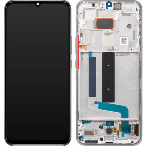 N99 Pantalla Completa Original Con Marco Para Xiaomi Mi 10 Lite 5G *BLANCO*