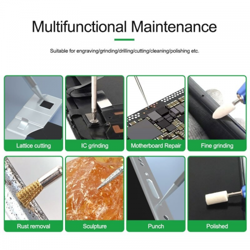 Maquina Pulidora / Mini Taladro Con 8 Recambios / RL-068B / RELIFE