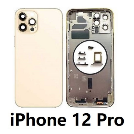 Chasis De Pantalla / Tapa Con Marco Para IPhone 12 Pro (ORO)
