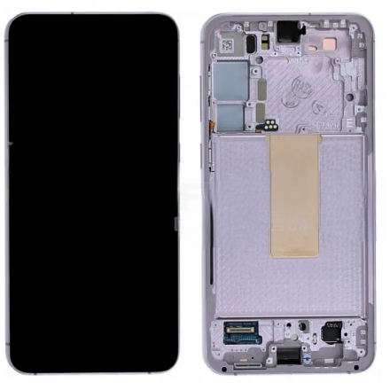 n117.1 Pantalla completa original con marco para Samsung Galaxy S23 S911 *rosa*