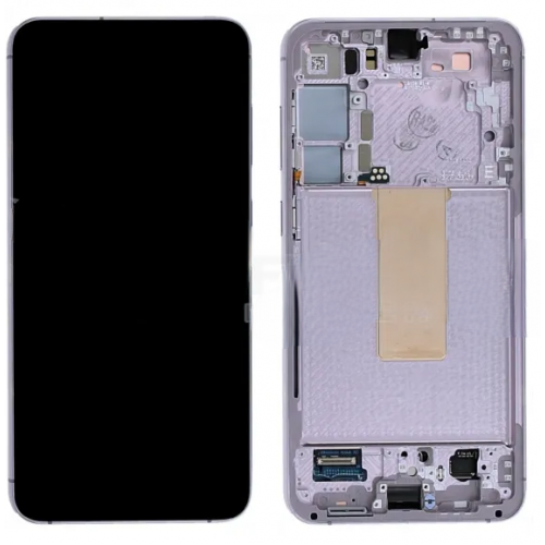 n117.1 Pantalla completa original con marco para Samsung Galaxy S23 S911 *rosa*