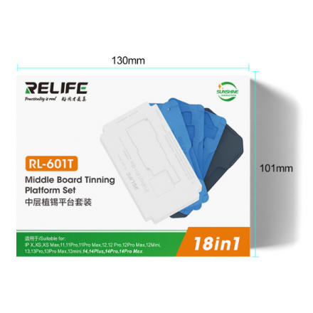 [RL-601T] 18 en1 / Plataforma De Reballing para Nivel Medio RELIFE