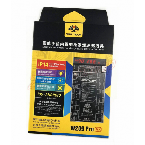 Reactivador de Bateria OSS TEAM W209 PRO V8 para iPhone