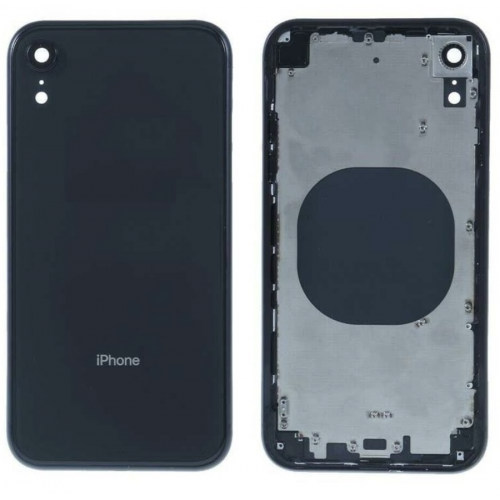 Chasis De Pantalla / Marco Medio / Carcasa Central Con Tapa Trasera / Con Cargador NFC Para iPhone XR
