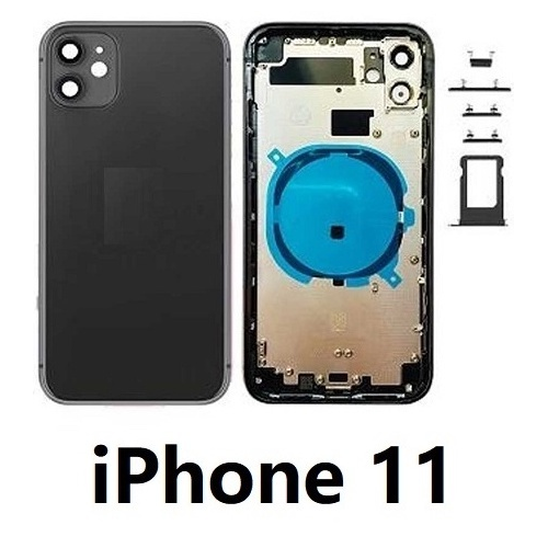Chasis De Pantalla / Tapa Con Marco Para iPhone 11 (NEGRO)