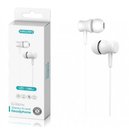 Cascos / AuricularEs Con Microfono 1.2M / EJ-0207M/ MAXAM