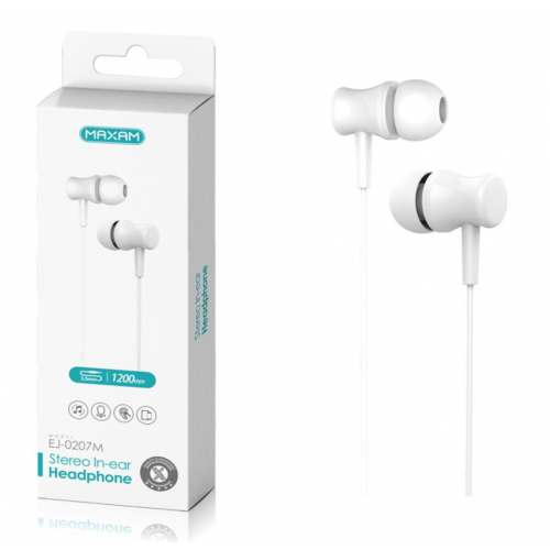 Cascos / AuricularEs Con Microfono 1.2M / EJ-0207M/ MAXAM