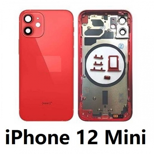 Chasis De Pantalla / Tapa Con Marco Para IPhone 12 Mini (NEGRO)