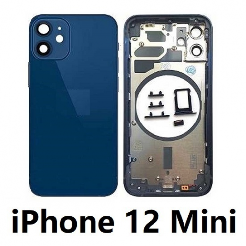 Chasis De Pantalla / Tapa Con Marco Para IPhone 12 Mini (NEGRO)