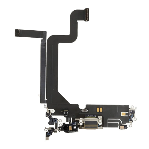 Flex De Conector De Carga Ligtning Y Micrófono Original Desmontaje para Iphone 14 Pro Max
