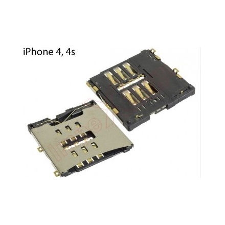 Conector con lector de tarjetas sim para Apple iPhone 4 / 4s