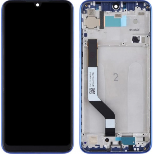 N19 Pantalla Original Completa Amoled Y Táctil Con Marco Para Xiaomi Redmi Note 7 (AZUL)