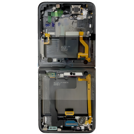 N192 Pantalla Completa Amoled Y Táctil Con Marco (Flexible) Para Samsung Galaxy Z Flip 4 5G / F721B gris Original