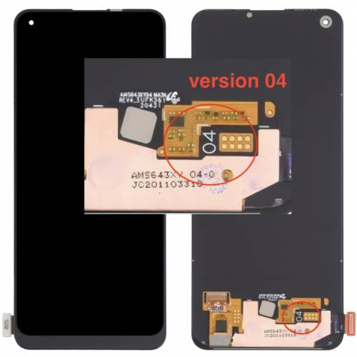 n31.1 Pantalla original Completa amoled Y Táctil sin marco para reno 4se / reno 5z / reno 5f / reno 5 lite / reno 6 lite