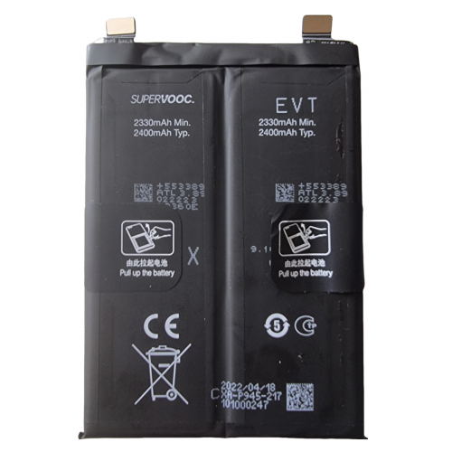 bateria litio blp945 para Oneplus 10T 5G / 1+10T 5G CPH2415 - 4800mAh / 7.78V / 18.67WH  (De Desmontaje)